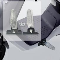 2 vnt. Sulankstomo dviračio galinės pedalų atramos Kojų atramos Lengvas montavimas Pakeitimas no anti slip pad