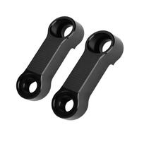 10 mm 8 mm motociklo galinio vaizdo veidrodžio adapterio komplekto stovo tvirtinimo prailgiklis juoda