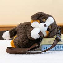 Mielas vėžliuko pliušinis peties krepšys vaikų šuniuko lėlė mergaičių lapės kuprinė rožinė kiaulytė gimtadienio dovana 28cm【0.2kg】 yellow