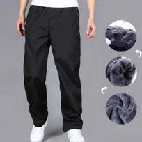 Vasaros žieminės sportinės kelnės Autumn Plus Velvet Warm Pant Greitai džiūstantys sportiniai drabužiai Laisvos tiesios, atsparios dėvėjimui plonos/storos kelnės vyrams L