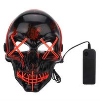 Skull Shape Electric LED Light Mask Cosplay Halloween Decoration Dancing Party Mask
