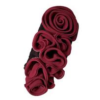 Sewing On Flower Applique Crafting Stage Costume Decorative Garment Accessories vyno raudonos spalvos
