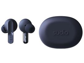 SUDIO N3 Pro Belaidės ausinės su mikrofonu, suderinamos su iOS ir Android, IPX4, ANC triukšmo slopinimas (Vidurnakčio laivynas) Į ausis (Bluetooth 5.4 / / /