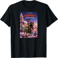 How to Train Your Dragon 3 Homecoming Poster T-Shirt S juoda