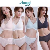 Sloggi Lace Precut Bra Panty Set 4colors Pink/S.S