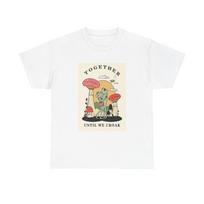 Trippy Mushroom Hunter Tshirt Mystical Graphic Vibe Unisex Heavy Cotton Toads Unisex T-Shirt XXXXL