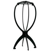 Plastic Wig Stand Portable Wig Head Stand Black Pink Wig Hang Holder Stand Durable Hair Display Tools Wig Accessories juoda