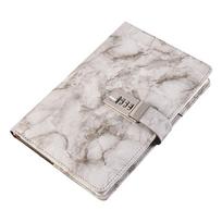 Planner Notepad Handbook Hand Ledger A5 Password Book With Lock Notebook Diary Thickened PU Leather pilka