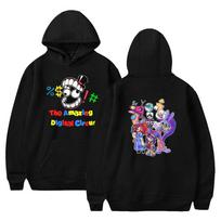 The Amazing Digital Circus Hoodie Sweatshirt for Mens Womens Unisex Printed Cool Streetwear Hoodie Long Sleeve Pullover Tops XS juoda