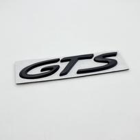 1 vnt. Metalinis GTS raidės lipdukas Automobilio galinis ženklelis Sparno šoninis galinis bagažinės dangčio ženklelis Stiliaus priedai 911 718 928 901 modeliams 105mm X 25mm&1pcs GTS juoda
