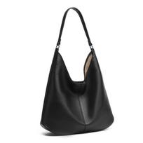 Women's vegetable-tanned lazy style Korean version simple tote bag with large capacity for commuting, single shoulder, bucket bag 36*10*26cm juoda