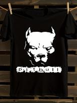 Pitbull Graphic T-Shirt Mens Tshirt Womens Tshirts with Letters Print Short Sleeves T-Shirt Casual Street Tee Shirt Top XL