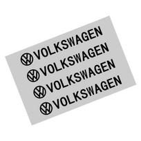 Automobilis Volkswagen VW Kūrybiški lipdukai emblema Automobilio dekoras Lipdukai Automobilio lango valytuvų lipdukai VW Volkswagen Golf Sharan Passat ruda