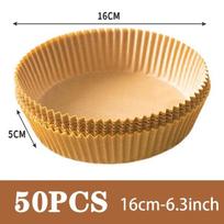 Air Fryer 50/100PCS Bakeware Disposable Paper Tray Non-Stick Mat Oil-proof Liner Non-Stick Mat for Kitchen Oven Baking Paper