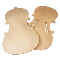 Smuikas 4/4 Nugarėlės ir viršutinės plokštės - Neapdoroti ruošiniai Back Plate