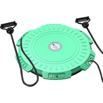 3D Rotating Waist Twister Disc with Resistance Bands Non-Slip Massage Base Abdominal Training Fat Burning Fitness Equipment With Resistance rope žalia
