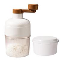 Manual Shaved Ice Machine Hand Cranked Ice Shaver for Smooth Snowflake Ice And Smoothies Portable Mini Ice Maker for Summer 1 Set