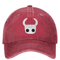 Hollow Knight Mask Face Pattern Game Baseball Cap Fashion Unisex Women Hip Hop Dad Hats Sunscreen Outdoor Sports Baseball Caps Gift as picture
