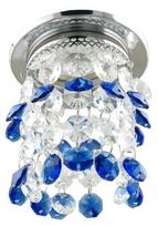 Candellux lubinis šviestuvas SK-68, chromuotas/mėlynas