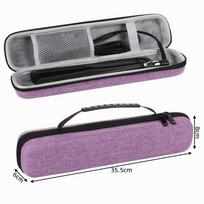 Portable Eva Hair Straightener Storage Bag Curling Iron Hair Rollers Storage Bag Waterproof Carrying Case Organizer Hair Tools violetinė