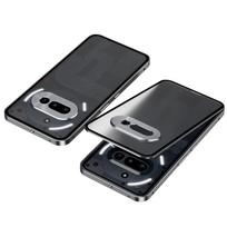 Universalus metalinis telefono dėklas su spaudžiamomis knopkutėmis Nothing Phone 3/3A/3A Pro telefonams phone3A white