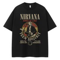 Nirvana T-Shirt, Soft Fabric Casual Daily Wear XXL