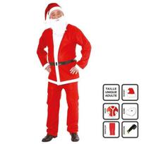 Kalėdų senelio kostiumas suaugusiems, XMAS kostiumas, 5 elementai