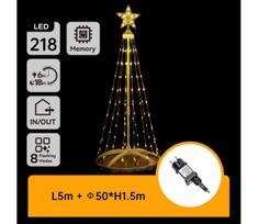Aigostar-LED Lauko kalėdinė dekoracija LED/3,6W/31/230V 2700K 150cm IP44