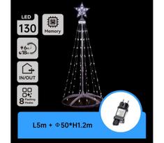 Aigostar - LED lauko kalėdinė dekoracija LED/3,6W/230V 120 cm IP44 šaltai balta