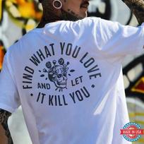 KARMA IS LIKE 69 YOU GET WHAT YOU GIVE Print Men's T-Shirt M