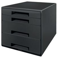 Leitz Recycle 4 stalviršis organizatorius su stalčiais, juodas