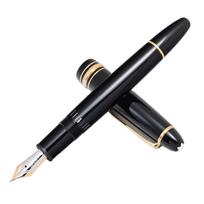 Montblanc LeGrand Fountain Pen 132458 Black EF Nib International Warranty Meisterstück (13659) Gold, [2-Year Manufacturer's Included] [Used]