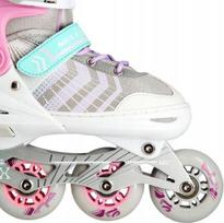 Riedučiai NILS Extreme NH18192 baltos spalvos, 34-38 dydis