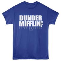 The Office TV Show Dunder Mifflin Paper Company Sign Men's T Shirt XXXXL white