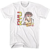 Street Fighter II Capcom Video Game Ryu Men's T Shirt XXXL