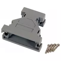 EFB-Elektronik EB2525 D-Sub jungties gaubtas 25 kontaktų plastikinis pilkas