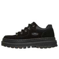 Skechers Jammers Suede Classic Lace-Up Comfortable Low-Top Casual Shoes Women sneakers 159510-BLK 35