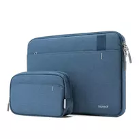 Inateck 13 inch Laptop Sleeve su Aksesuarų Kišenėle Mėlyna