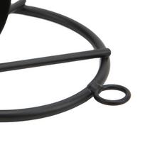 Sturdy Base Cup Tealight Candle Holder Black Color Metal Candle Holder  Bedroom Decor