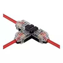 Synergy 21 LED FLEX Strip Easy Connect T-Shape Connector for 1-Line Clear