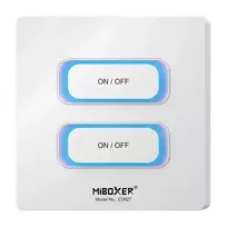 Miboxer Synergy 21 LED Remote Control 2-Gang Panel 2.4GHz Motion Sensor + Dimmer