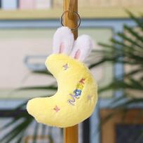 Plush Star Moon Bunny Keychain With Pp Cotton Filling For Kids And Adults MoonBunny