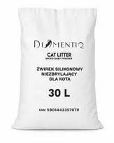 DIQ DIAMENTIQ Silikono katėms kraikas Baby Powder kvapo nebesikreminantis 30L