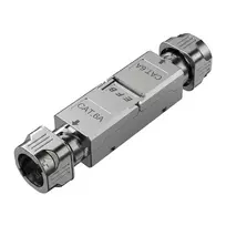 EFB Cat.6A/Cat.7/Cat.7A Slimline Shielded Keystone Coupling Module RJ45 Female to Female
