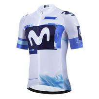 Movistar Cycling Jersey Set Summer Clothing MTB Bike Brazil Uniform Maillot Ropa Ciclismo Men's Bicycle Sportwear Suit Hombre XS（old）