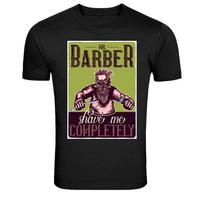 Mr Barber Shave Me Completely Skull Barber Funny T-Shirt S