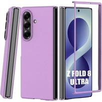 Coque pour Samsung Galaxy Z Fold 8 Ultra, Protection Rigide Anti-Rayures Antichoc Violet violetinė