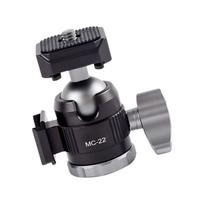 Height Adjustable Aluminum Alloy Tripods Stand For Desktop Photography 140mm 122g Portable
