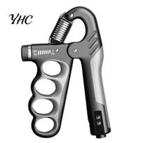 Hand Strengthener with Counter Grip Strength Trainer Mechanical Countable 5-100KG Adjustable Men Women Forearm Exerciser Muscle Developer Fitness pilka