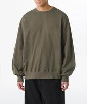 Musinsa Standard Loose Balloon Sweatshirt [Dusty Khaki] Dusty Khaki/M